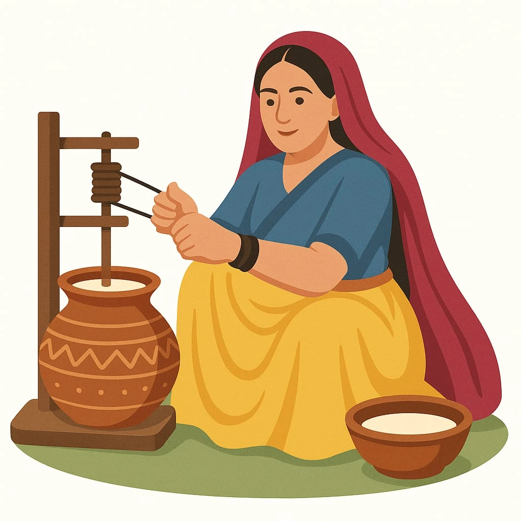 Traditional Bilona method used to make A2 Cow Ghee